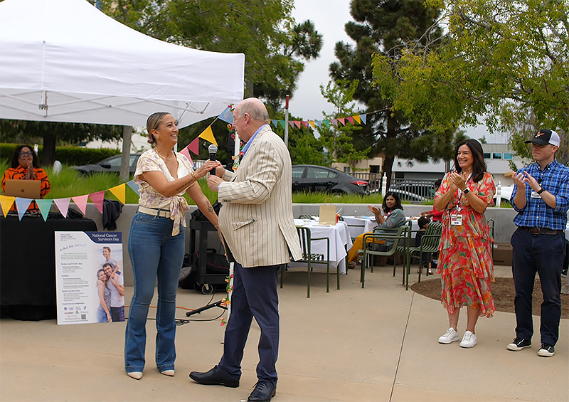 Mayor, Phil Brock, and Mayor Pro Tem, Lana Negrete - Saint John's Health Center