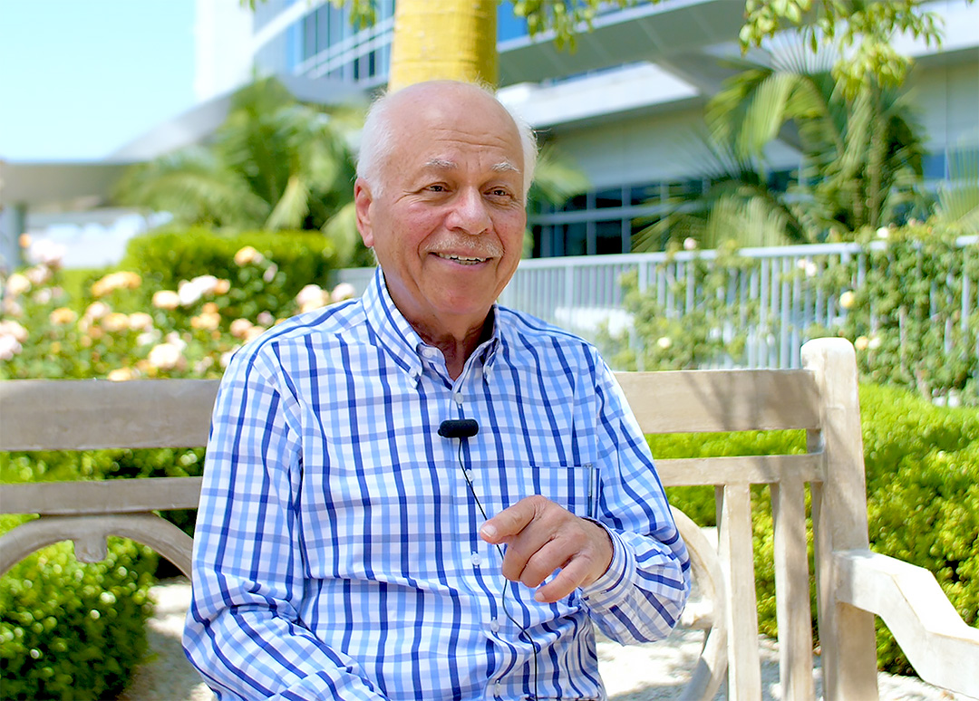 Harris Bass Interview at Saint John's Health Center in Santa Monica, California