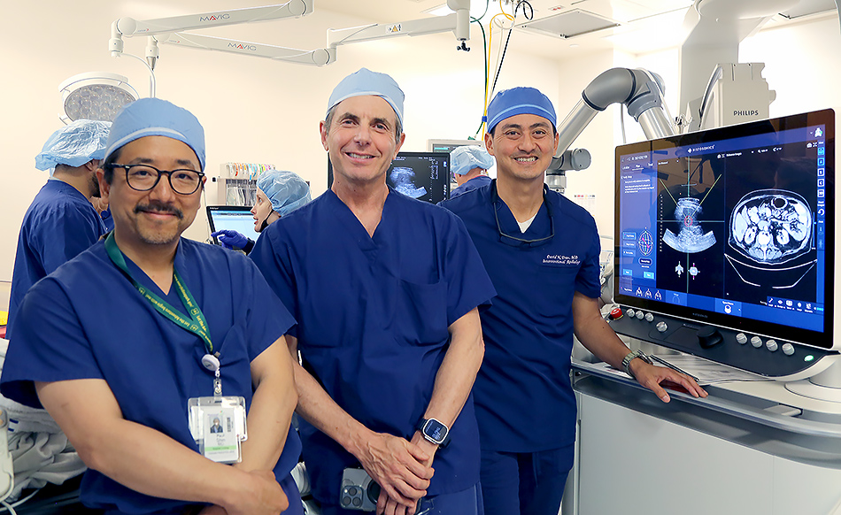 Histotripsy Team - Doctors, Paul Shin, Anton Bilchik, and David Tran, MD