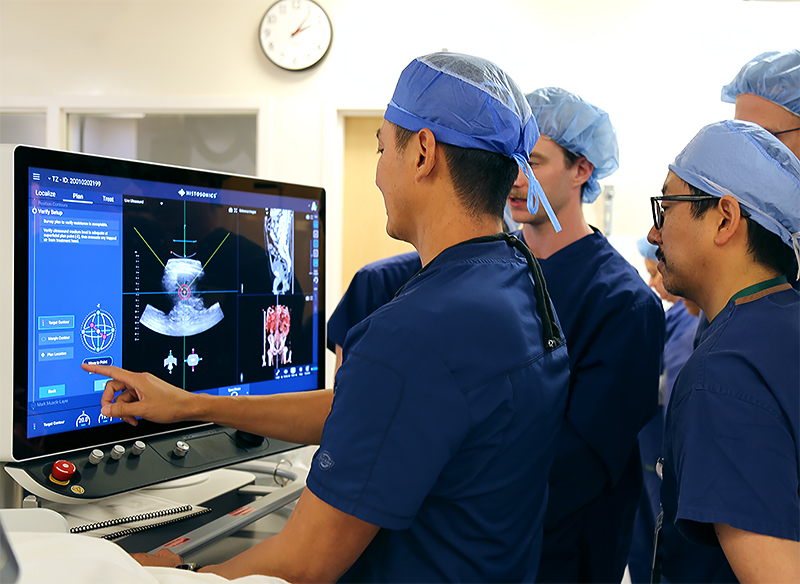 Histotripsy advanced targeting ensures precise treatment.