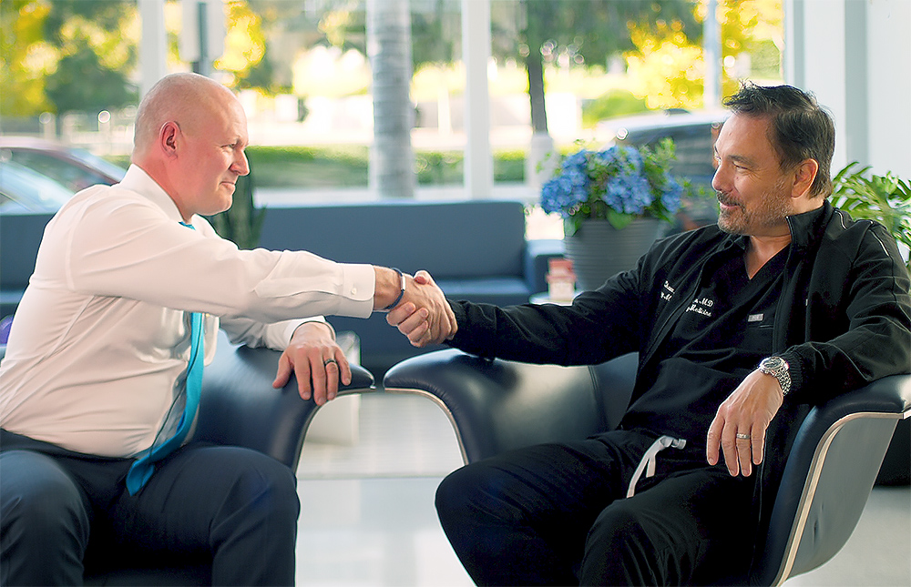 Dr. George Chaux Welcomes Dr. Richard Gillespie to Saint John's