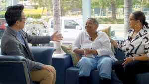 Colorectal Cancer Awareness - Dr. Paul Shin with Tiffany and her Mother