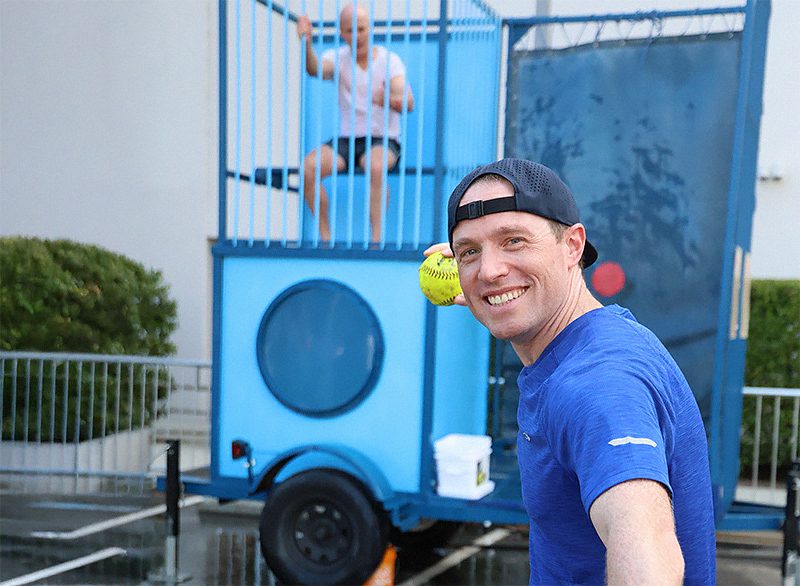 Dunk Tank - Men's Wellness Fair at Saint John's