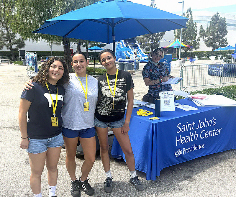 olunteers are at Saint John's Men's Wellness Fair