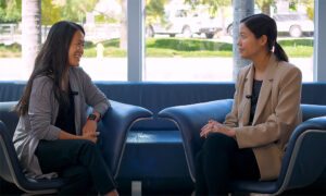 Doctors Janie Grunely and April Vassantachart diiscuss IORT