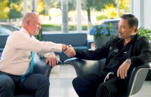 Dr. George Chaux Welcomes Dr. Richard Gillespie to Saint John's