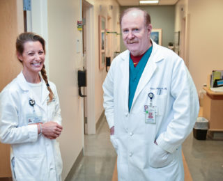 Doctors talking