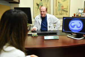 Doctor going over treatment options