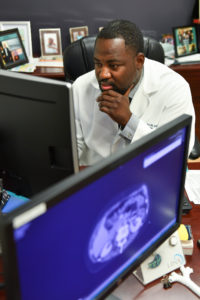 Doctor looking concerned