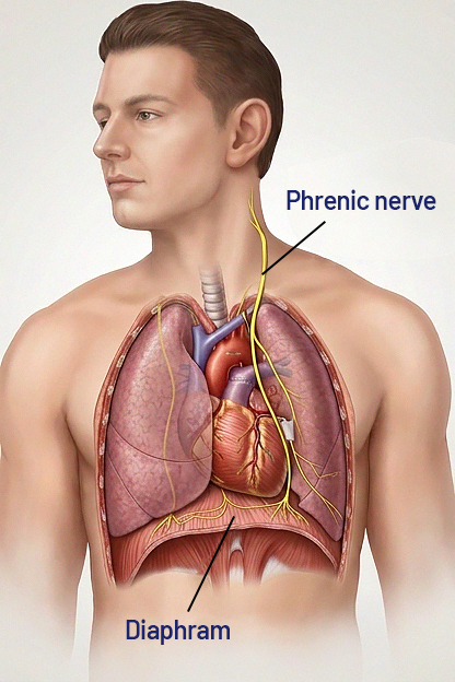 Diaphragm and Phrenic nerve
