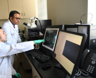 Translational Neurosciences department researchers speaking about data