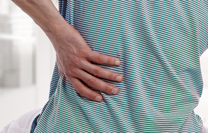 Kidney pain in the back