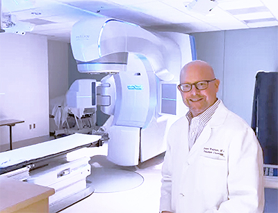 Dr. Robert Wollman, Radiation Oncologists with the Varian Edge Linac