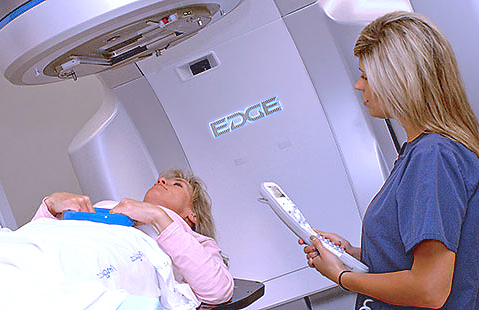 Radiation Therapists prepare patients for treatment