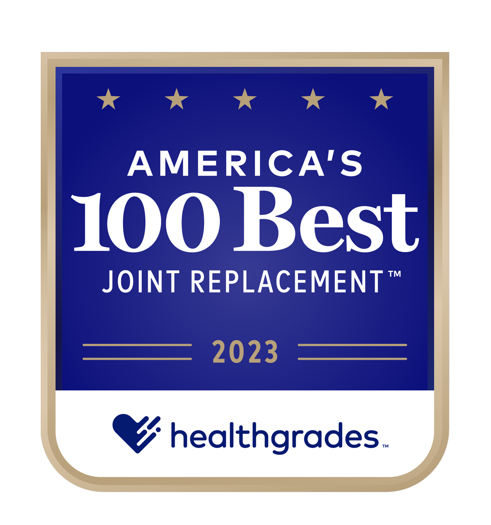 5-Star - Health Grades - America's Best 100 - Joint Replacement - Saint John's Health Center