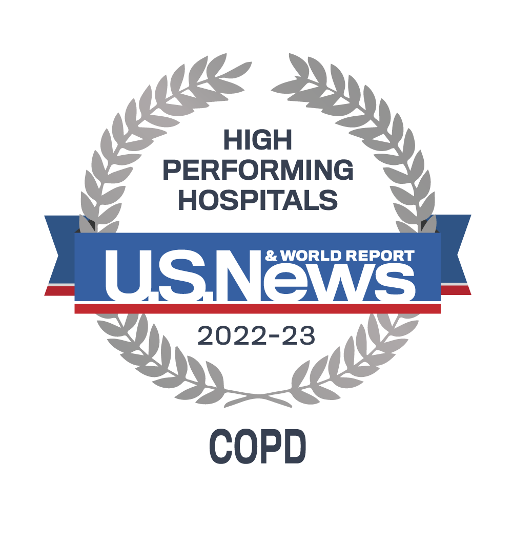High Performing Hospitals - COPD - US News 2022-2023