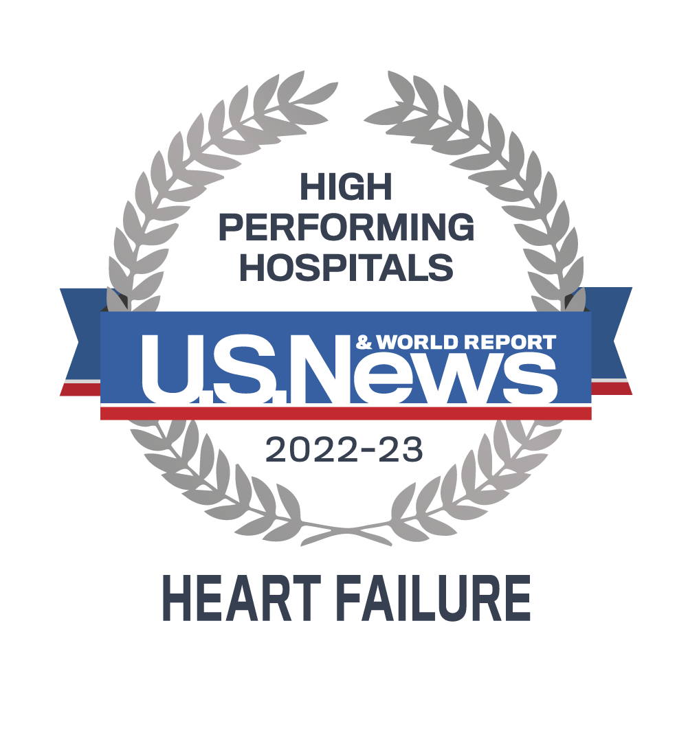 High Performing Hospitals - Heart Failure - US News 2022-2023
