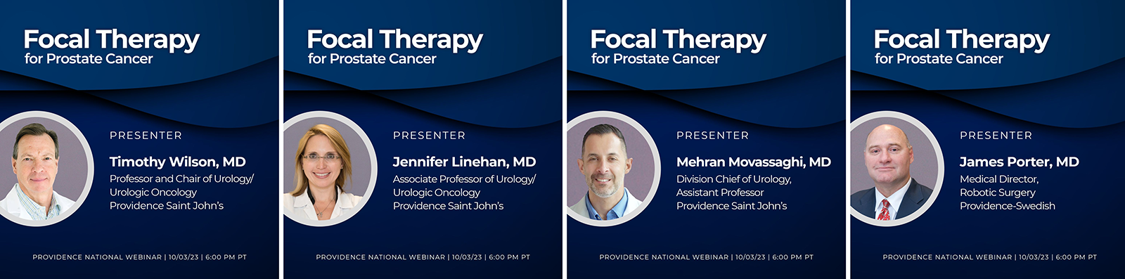 Focal Therapy for Prostate Cancer - Presenters