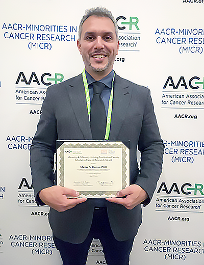 Matias Bustos, PhD, Saint Johns Cancer Institute American Association in Cancer Research Award 2024