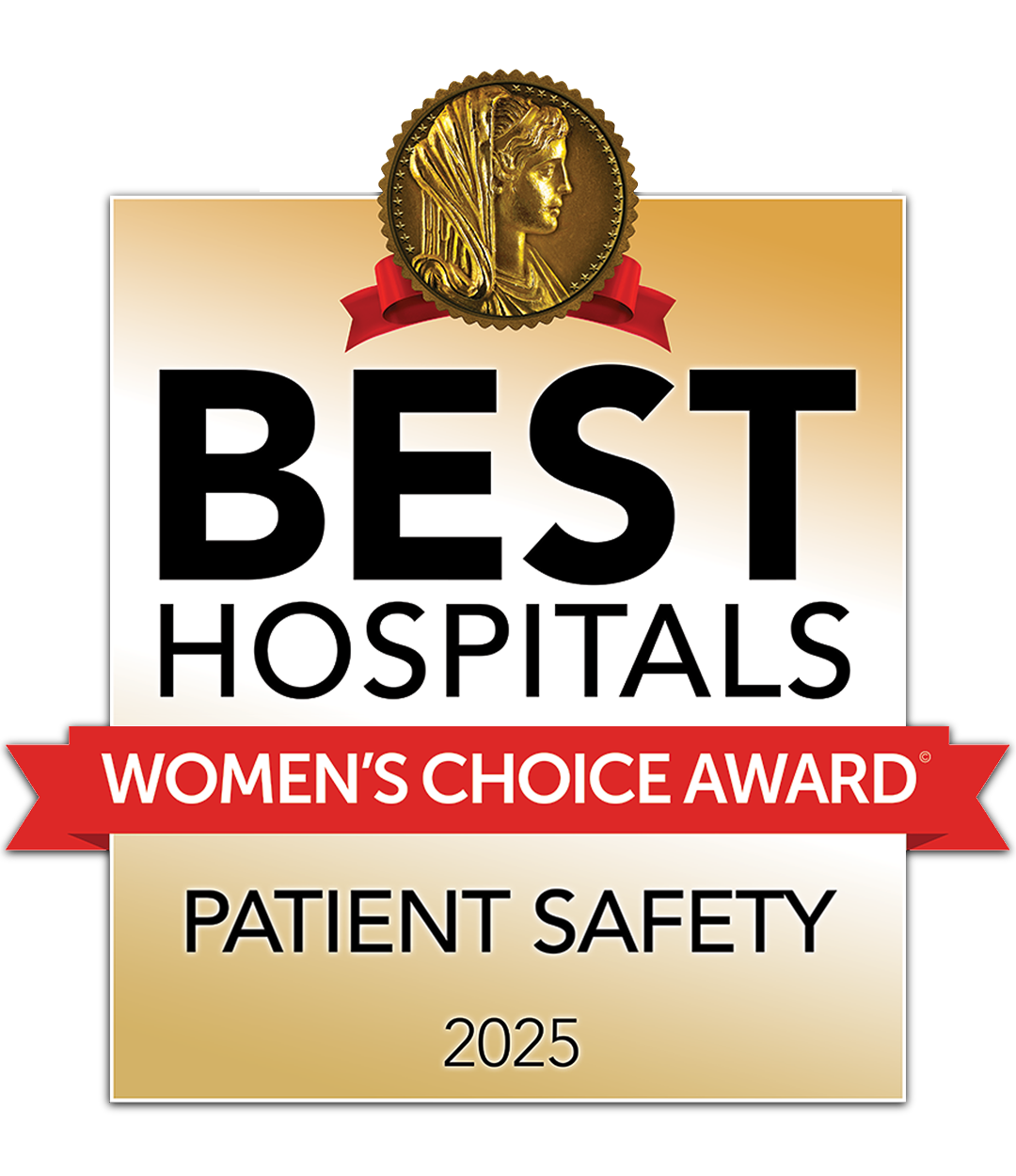 Women's Choice Award - Best Hospitals - Patient Safety 2025