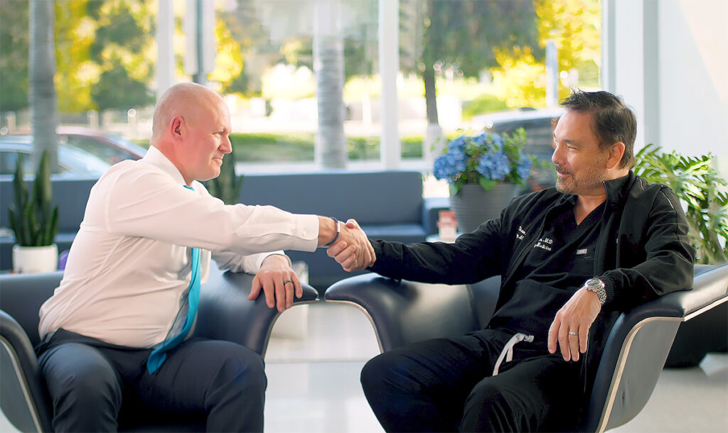 Dr. George Chaux Welcomes Dr. Richard Gillespie to Saint John's