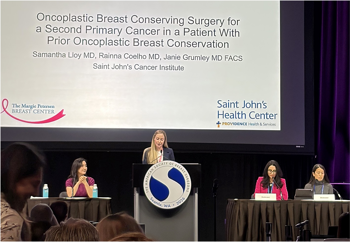 Samantha Lloy, MD, Presents on Oncoplastic Breast Conserving Surgery.